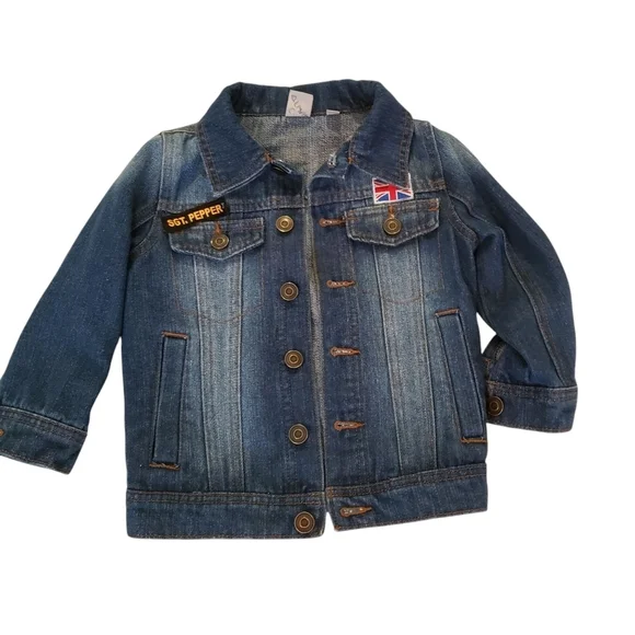 Junk Food Denim Beatles Jean Jacket - Picture 1 of 6